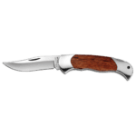 Facom Lock-back knife 840.4A with stainless steel blade and wooden handle, ideal for professional use.