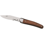 Facom electricians knife with wood handle and wire stripper, ideal for electrical work and wire cutting.