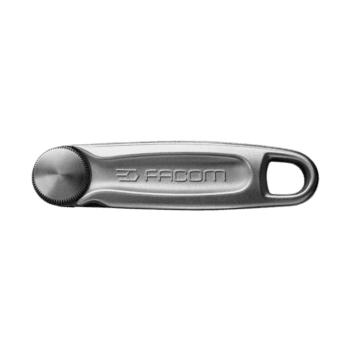 Facom branded ratchet wrench with ergonomic handle and adjustable head for professional mechanics.