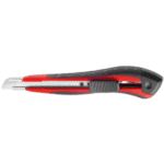 Facom Cutter with 9 mm snap-off blades in black, red, and silver, designed for precise cutting tasks.