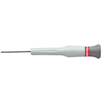Facom 84E Micro-Tech screwdriver for male hex screws with a slim, precision tip and ergonomic handle for detailed mechanical work.