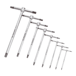 Set of 8 Facom T-handle hex keys in various sizes for precise screw driving tasks.