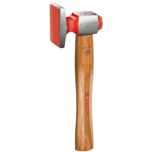 Facom shrinking dresser no.1 867D hammer with wooden handle and red and grey head.