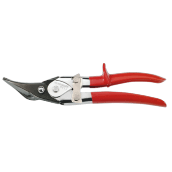 Facom right-cut universal scroll shears 882A with ergonomic handles and sharp blades for precise cutting.
