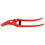 Grand Prix Racewear red scroll shears 883B with adjustable dial for precise cutting.