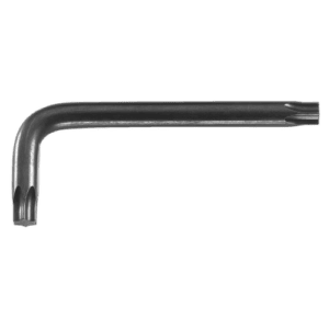 Facom 89R Short Resistorx key, a compact L-shaped tool for electrical work, made of durable metal with a black finish.