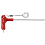 Facom 89TX.SLS Torx spinners with red handle and long metal shaft for precise torque application.