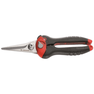 Facom Universal Shears 980 with ergonomic black and red handles and sharp stainless steel blades for precise cutting tasks.