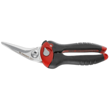 Facom multi-purpose shears 980C with ergonomic black and red handles and sharp stainless steel blades for versatile cutting tasks.