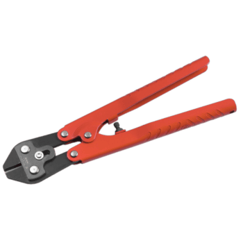 Facom Mini croppers 997A.20, compact cutting tool with orange handles and black cutting head for precise wire and cable cutting.