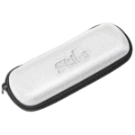 Silver Stilo branded racewear case with zipper, designed for storing racing accessories and gear.
