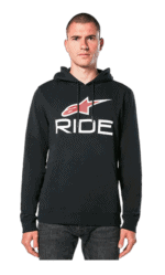 ALP1214-51820 Alpinestars Ride 4.0 Hoodie Black / White / Red