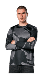 ALP1214-71010-160-Alpinestars Camo Performance Long Sleeve T-Shirt Black Camo