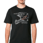 ALP1214-73116 Alpinestars Mx Helmet CSF T-Shirt BLACK