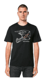 ALP1214-73116 Alpinestars Mx Helmet CSF T-Shirt BLACK