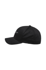 Black Grand Prix Racewear cap with logo, ideal for motorsport enthusiasts and racing events.