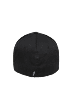 Black Grand Prix Racewear cap with embroidered logo, ideal for motorsport enthusiasts and racing events.