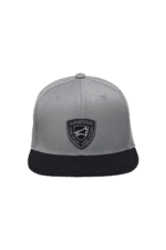 Grey and black Alpinestars racing cap with logo patch, designed for motorsport enthusiasts.