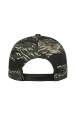 Camouflage baseball cap with adjustable strap, ideal for motorsport enthusiasts and racewear fans.