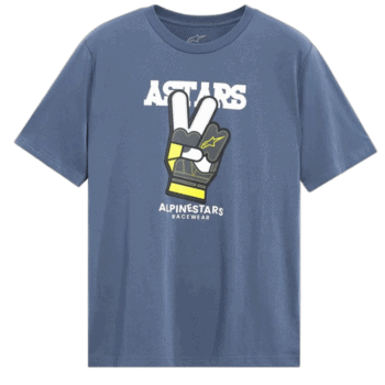 ALP1244-72120 Alpinestars Peaceout CSF Short Sleeve Tshirt State Blue