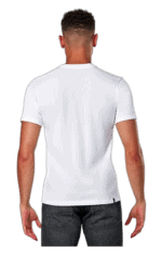 Plain white T-shirt from Grand Prix Racewear, ideal for motorsport enthusiasts and racing events.