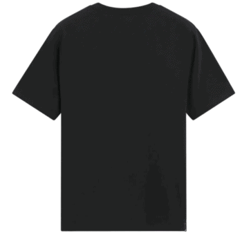Black Grand Prix Racewear T-shirt designed for motorsport enthusiasts and racers, featuring a sleek and professional look.