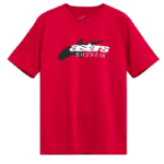 ALP1244-72260 Alpinestars Profile CSF Short Sleeve Tshirt Red