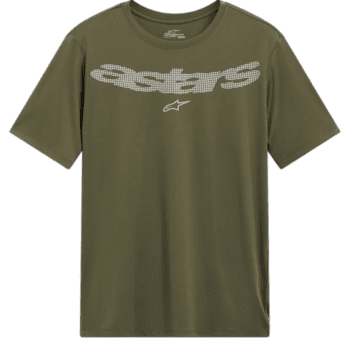 ALP1244-72810 Alpinestars Night Performance Short Sleeve Tshirt Olive
