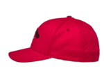 Red Grand Prix Racewear cap with black logo, designed for motorsport enthusiasts and racers.