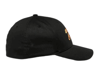 Black Grand Prix Racewear cap with embroidered logo, ideal for motorsport enthusiasts and racing fans.