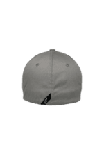 Grey Grand Prix Racewear cap with black logo, designed for motorsport enthusiasts and racers.