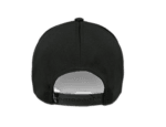 Black Grand Prix Racewear cap with adjustable strap and curved brim, ideal for motorsport enthusiasts and racing events.