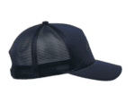 Black Grand Prix Racewear trucker cap with mesh back for racing enthusiasts and motorsport fans.
