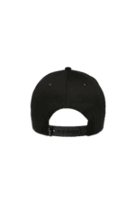 Black Grand Prix Racewear cap with adjustable strap, designed for motorsport enthusiasts and racers.