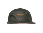 Black racing cap with orange embroidery reading 'AL-PINESTARS SINCE 1960' and a logo, designed for motorsport enthusiasts.