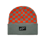 ALP1244-82130 Alpinestars Checkered Cuff Beanie Green / Orange
