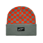 ALP1244-82130 Alpinestars Checkered Cuff Beanie Green / Orange