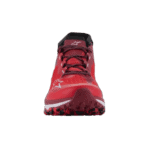 Red Grand Prix Racewear racing shoe with black and white accents, designed for motorsport enthusiasts and professional drivers.