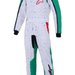 Alpinestars KMX-9 V3 Graphic 6 Kart Suit - White/Green/Red