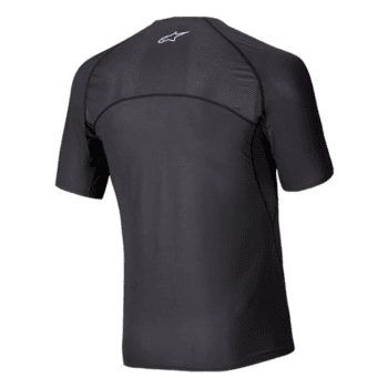 Black Grand Prix Racewear motorcycle jersey with mesh panels for ventilation, designed for racing enthusiasts and professional riders.