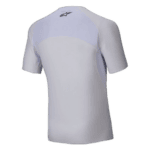White Grand Prix Racewear T-shirt with black logo on chest, designed for motorsport enthusiasts and racers.