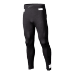 Alpinestars ZX Evo V3 Race Bottoms in black, designed for motorcycle racing, featuring durable, flexible material for optimal performance and safety.