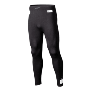 Alpinestars ZX Evo V3 Race Bottoms in black, designed for motorcycle racing, featuring durable, flexible material for optimal performance and safety.