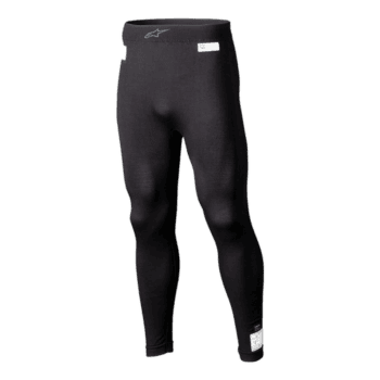 Alpinestars ZX Evo V3 Race Bottoms in black, designed for motorcycle racing, featuring durable, flexible material for optimal performance and safety.
