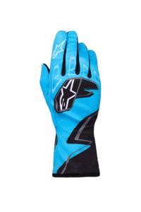 Alpinestars Tech-1 K Race S V2 Graphic 1 Kart Gloves - Junior-3550526-Cyan-Black-White -1