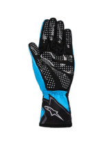 Alpinestars Tech-1 K Race S V2 Graphic 1 Kart Gloves - Junior-3550526-Cyan-Black-White -2