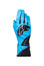 Alpinestars Tech-1 K Race V2 Graphic 1 Kart Gloves-3550326-Cyan-Black-White-1