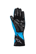 Alpinestars Tech-1 K Race V2 Graphic 1 Kart Gloves-3550326--Cyan-Black-White-2