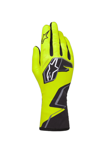 Alpinestars Tech-1 K Race V2 Graphic 1 Kart Gloves-3550326-Fluro Yellow-Black-White-1