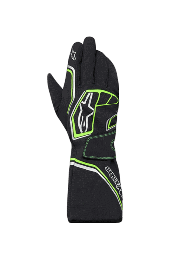 Alpinestars Tempest V3 Waterproof Kart Gloves-3550626_167-Black-Fluro Green-1